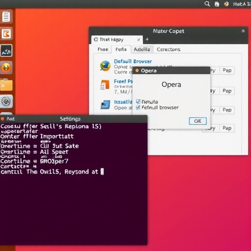 Ubuntu Opera 默认浏览器安装与设置方法(图1) Ubuntu Opera 默认浏览器安装与设置方法(图1)