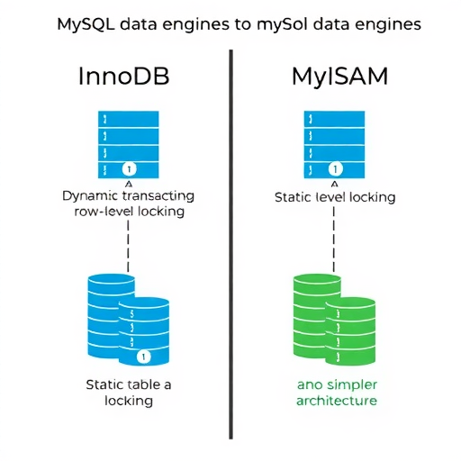 论MySQL数据库中两种数据引擎的差别(图1)