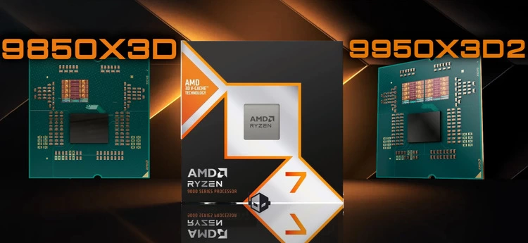 AMD锐龙7 9850X3D、锐龙9 9950X3D及锐龙9000G系列加速处理器将于2026年CES电子展亮相(图1) AMD锐龙7 9850X3D、锐龙9 9950X3D及锐龙9000G系列加速处理器将于2026年CES电子展亮相(图1)
