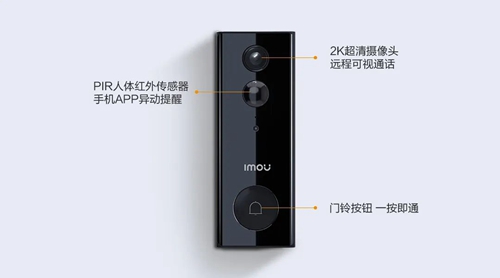乐橙2K可视门铃DB20:150°新一代超广角镜头(图2) 乐橙2K可视门铃DB20:150°新一代超广角镜头(图2)