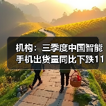 机构：三季度中国智能手机出货量同比下跌11%(图2)