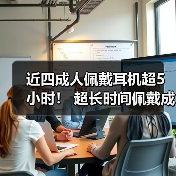 近四成人佩戴耳机超5小时！ 超长时间佩戴成为刚需，定制蓝牙耳机成为唯一解(图2)