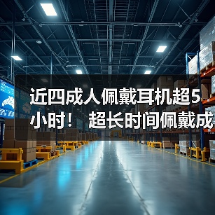 近四成人佩戴耳机超5小时！ 超长时间佩戴成为刚需，定制蓝牙耳机成为唯一解(图4)