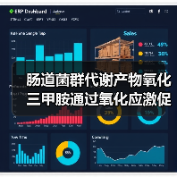 肠道菌群代谢产物氧化三甲胺通过氧化应激促进内皮细胞衰老及血管老化(图1)
