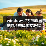 windows 7系统设置电脑开机密码图文教程(图3) windows 7系统设置电脑开机密码图文教程(图3)