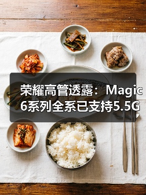 荣耀高管透露：Magic6系列全系已支持5.5G技术(图3)