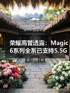 荣耀高管透露：Magic6系列全系已支持5.5G技术(图4)