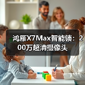 鸿雁X7Max智能锁：200万超清摄像头(图3)