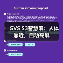 GVS S3智慧屏:人体靠近,自动亮屏(图2) GVS S3智慧屏:人体靠近,自动亮屏(图2)