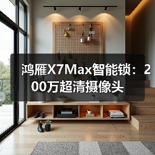 鸿雁X7Max智能锁：200万超清摄像头(图2)