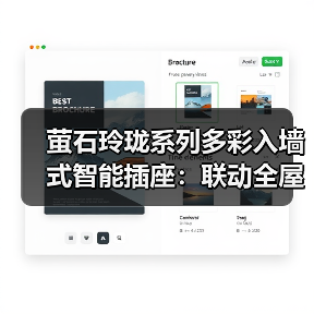 萤石玲珑系列多彩入墙式智能插座:联动全屋智能场景(图1) 萤石玲珑系列多彩入墙式智能插座:联动全屋智能场景(图1)