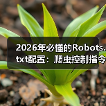 2026年必懂的Robots.txt配置:爬虫控制指令设置完全指南(图3) 2026年必懂的Robots.txt配置:爬虫控制指令设置完全指南(图3)