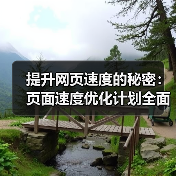 提升网页速度的秘密:页面速度优化计划全面指南(图1) 提升网页速度的秘密:页面速度优化计划全面指南(图1)