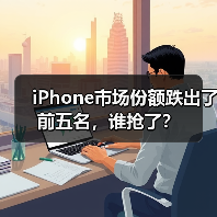 iPhone市场份额跌出了前五名，谁抢了？(图3)