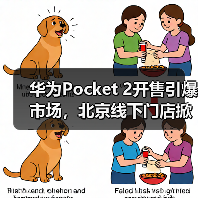 华为Pocket 2开售引爆市场，北京线下门店掀起排队抢购热潮(图3)