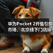 华为Pocket 2开售引爆市场，北京线下门店掀起排队抢购热潮(图2)