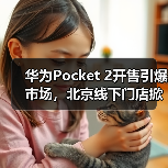 华为Pocket 2开售引爆市场，北京线下门店掀起排队抢购热潮(图4)