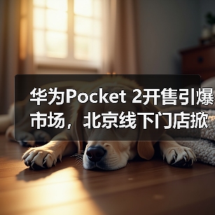 华为Pocket 2开售引爆市场，北京线下门店掀起排队抢购热潮(图4)