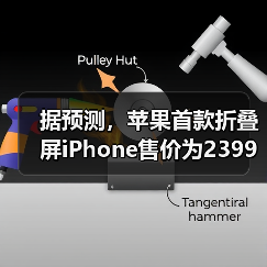 据预测，苹果首款折叠屏iPhone售价为2399美元(图4)