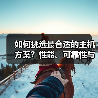 如何挑选最合适的主机方案?性能、可靠性与支持都不能忽视(图1) 如何挑选最合适的主机方案?性能、可靠性与支持都不能忽视(图1)
