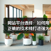 网站平台选择：如何用正确的技术栈打造强大的线上基石(图3)