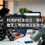 科技护航全运会:智行者无人驾驶清洁车助力粤港澳全运会场馆智能化运维(图4) 科技护航全运会:智行者无人驾驶清洁车助力粤港澳全运会场馆智能化运维(图4)