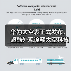 华为太空表正式发布，超酷外观诠释太空科技美学！(图4)