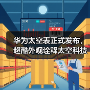 华为太空表正式发布，超酷外观诠释太空科技美学！(图3)
