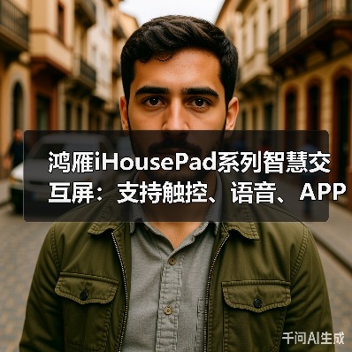 鸿雁iHousePad系列智慧交互屏：支持触控、语音、APP等多模态智慧交互(图1)