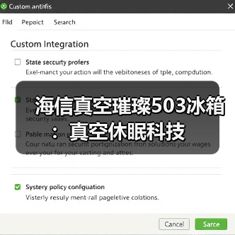 海信真空璀璨503冰箱：真空休眠科技(图3)