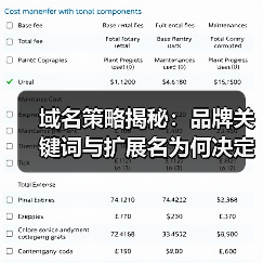 域名策略揭秘:品牌关键词与扩展名为何决定你的线上命运(图3) 域名策略揭秘:品牌关键词与扩展名为何决定你的线上命运(图3)