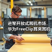 进军开放式耳机市场，华为FreeClip耳夹耳机正式定档，引领时尚新潮流(图2)