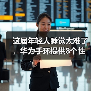 这届年轻人睡觉太难了，华为手环提供8个性化睡眠改善方案(图1)