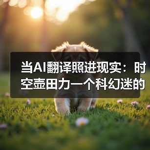 当AI翻译照进现实:时空壶田力一个科幻迷的创业故事(图1) 当AI翻译照进现实:时空壶田力一个科幻迷的创业故事(图1)