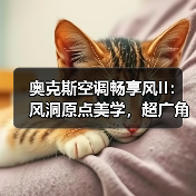 奥克斯空调畅享风II:风洞原点美学,超广角环域控风(图1) 奥克斯空调畅享风II:风洞原点美学,超广角环域控风(图1)