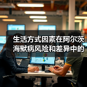 生活方式因素在阿尔茨海默病风险和差异中的作用(图2)