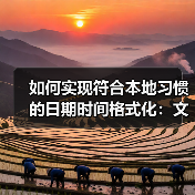 如何实现符合本地习惯的日期时间格式化:文化适配的深度探索(图4) 如何实现符合本地习惯的日期时间格式化:文化适配的深度探索(图4)