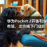 华为Pocket 2开售引爆市场,北京线下门店掀起排队抢购热潮(图1) 华为Pocket 2开售引爆市场,北京线下门店掀起排队抢购热潮(图1)