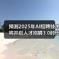 预测2025年AI招聘技术将开启人才招聘3.0时代!(图4) 预测2025年AI招聘技术将开启人才招聘3.0时代!(图4)