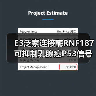 E3泛素连接酶RNF187可抑制乳腺癌P53信号传导、促进癌症生长(图2)