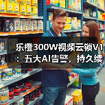 乐橙300W视频云锁V1：五大AI告警，持久续航(图4)