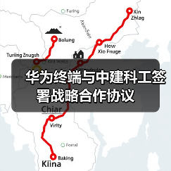 华为终端与中建科工签署战略合作协议(图1) 华为终端与中建科工签署战略合作协议(图1)