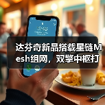 达芬奇新品搭载星链Mesh组网,双擎中枢打造全屋智能新体验(图1) 达芬奇新品搭载星链Mesh组网,双擎中枢打造全屋智能新体验(图1)