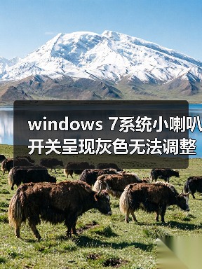 windows 7系统小喇叭开关呈现灰色无法调整音量怎么办 解决方法介(图2) windows 7系统小喇叭开关呈现灰色无法调整音量怎么办 解决方法介(图2)