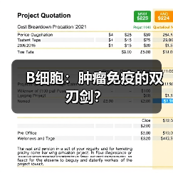 B细胞:肿瘤免疫的双刃剑?(图4) B细胞:肿瘤免疫的双刃剑?(图4)
