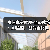 海信真空璀璨·全嵌冰箱：AI控温，智能食材管理(图3)