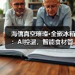 海信真空璀璨·全嵌冰箱：AI控温，智能食材管理(图1)