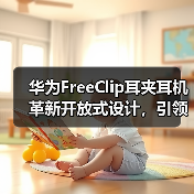 华为FreeClip耳夹耳机革新开放式设计，引领时尚新潮流(图4)