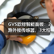 GVS欧标智能面板：2路外接传感器，3大控制模式(图2)