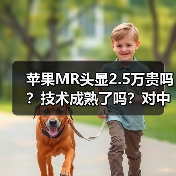 苹果MR头显2.5万贵吗?技术成熟了吗?对中国市场影响有多大?(图1) 苹果MR头显2.5万贵吗?技术成熟了吗?对中国市场影响有多大?(图1)